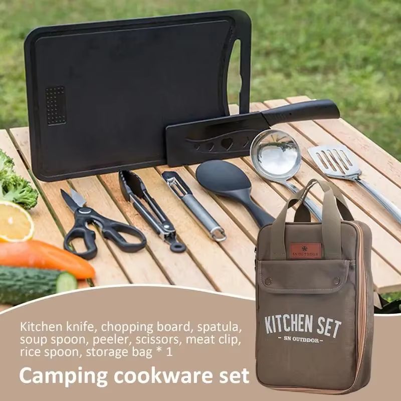 Набор походной кухонной утвари – обзор и цена Camping Cooking Pan Set