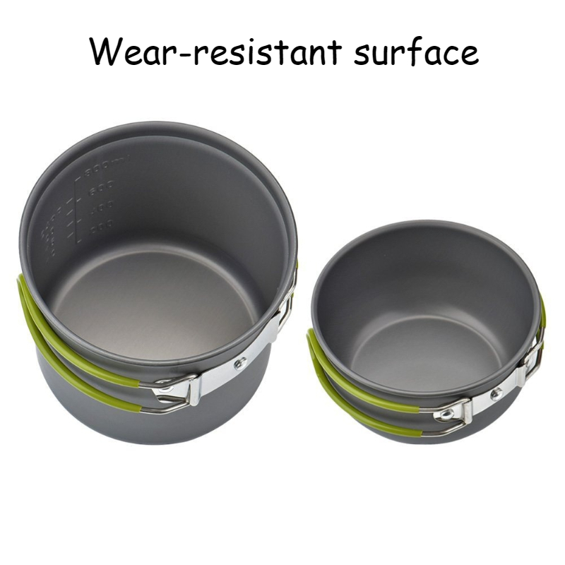 Портативный набор походной пос – обзор и цена Camping Cooking Set Lightweight