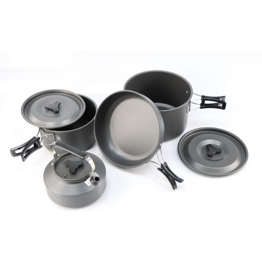 Легкий набор походной посуды и – обзор и цена Camping Cooking Set Lightweight