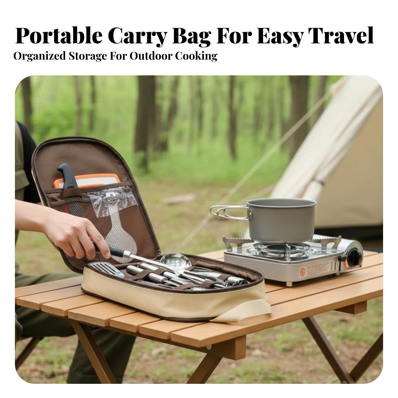 Набор портативной посуды для п – обзор и цена Camping Cooking And Dining Set