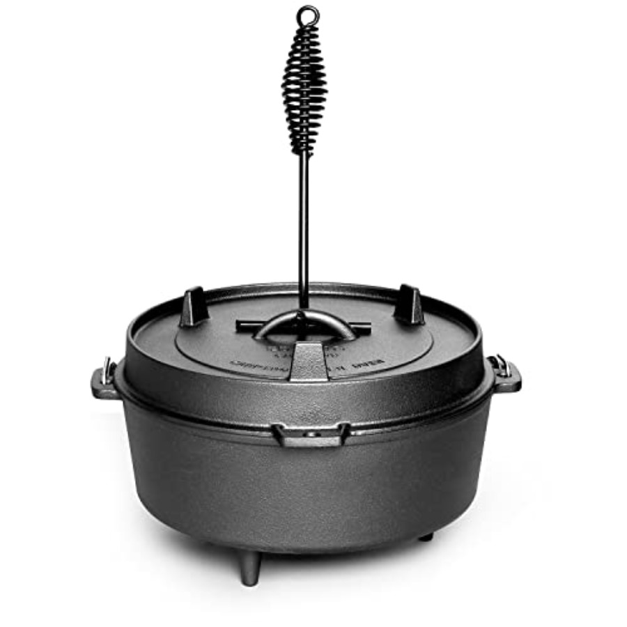 Чугунная походная кастрюля с к – обзор и цена Camping Cooking Dutch Oven