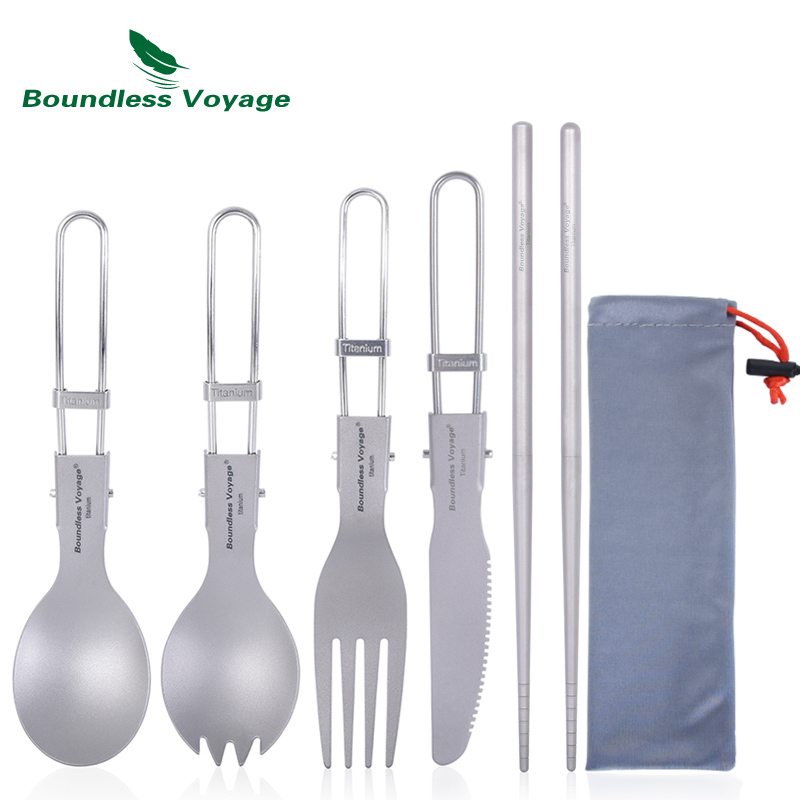 Титановые столовые приборы Bou – обзор и цена Camp Spork Set