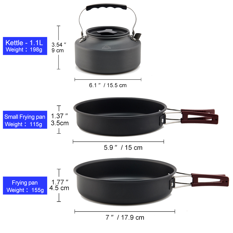 Набор посуды Widesea для кемпи – обзор и цена Camping Cooking Set Jetboil