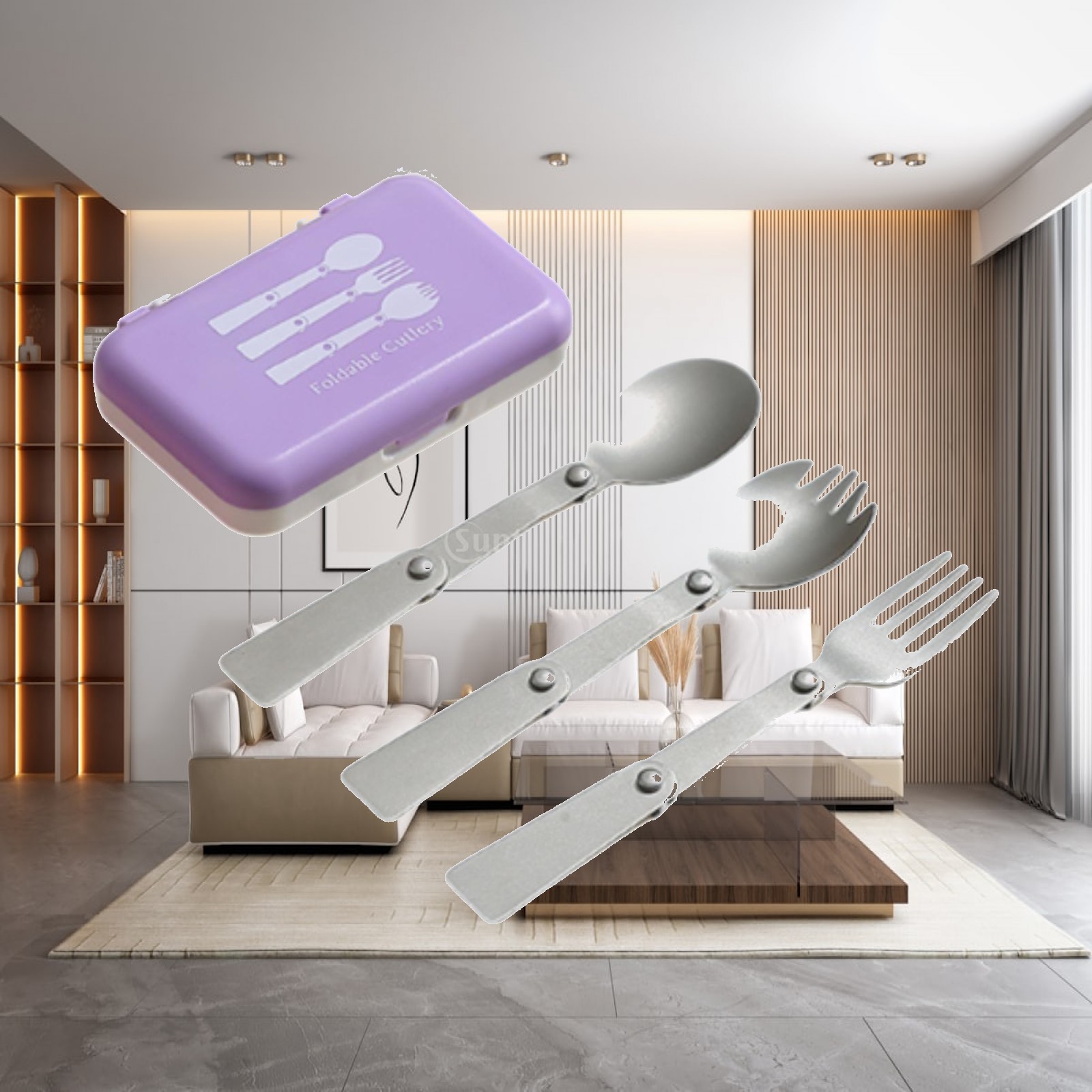 Набор складных столовых прибор – обзор и цена Camp Spork Set