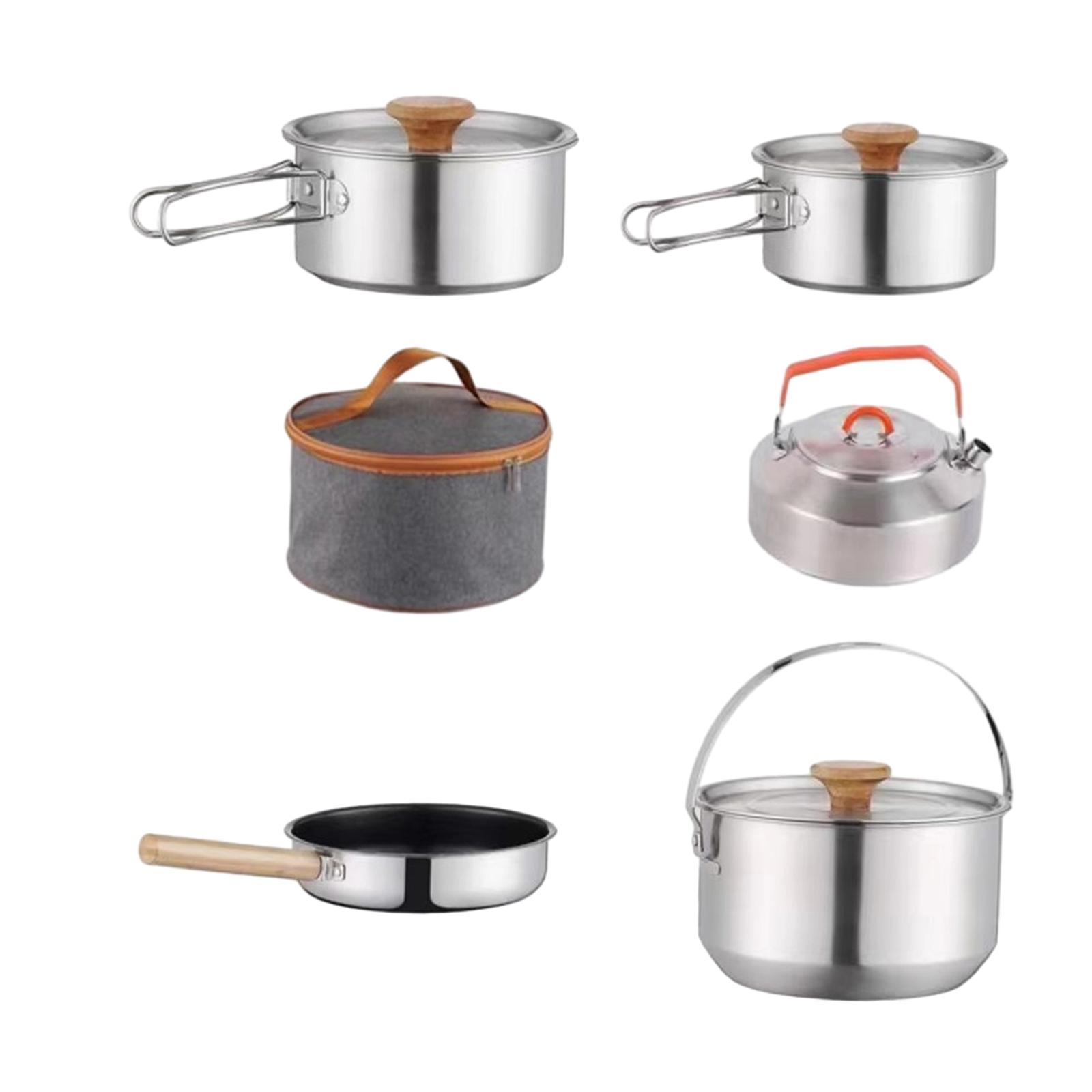 Набор походной посуды: легкий  – обзор и цена Camping Cooking Set Lightweight